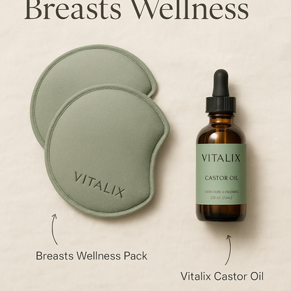 Vitalix Breasts Wellness Pack (Pads + Castor Oil)